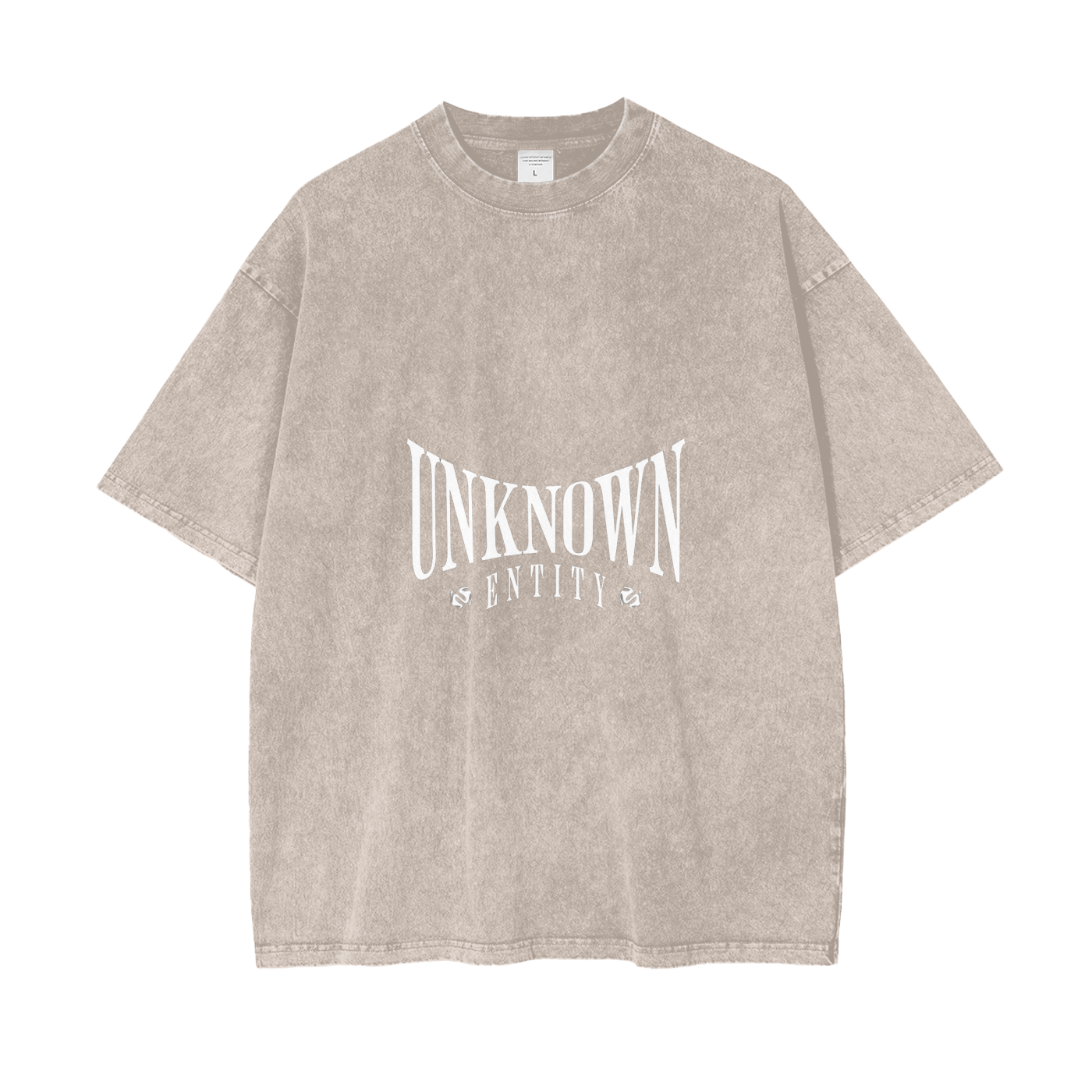 UNKNOWN ENTITY Oversized Snow Washed T-Shirt