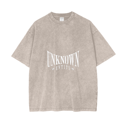 UNKNOWN ENTITY Oversized Snow Washed T-Shirt