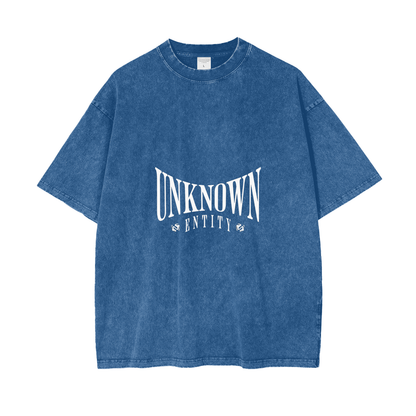 UNKNOWN ENTITY Oversized Snow Washed T-Shirt