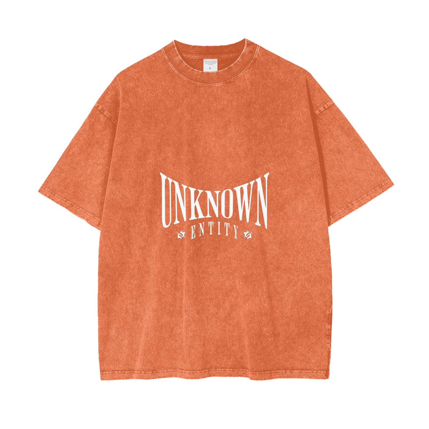 UNKNOWN ENTITY Oversized Snow Washed T-Shirt