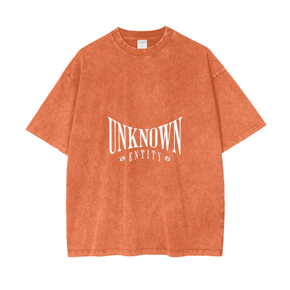 UNKNOWN ENTITY Oversized Snow Washed T-Shirt