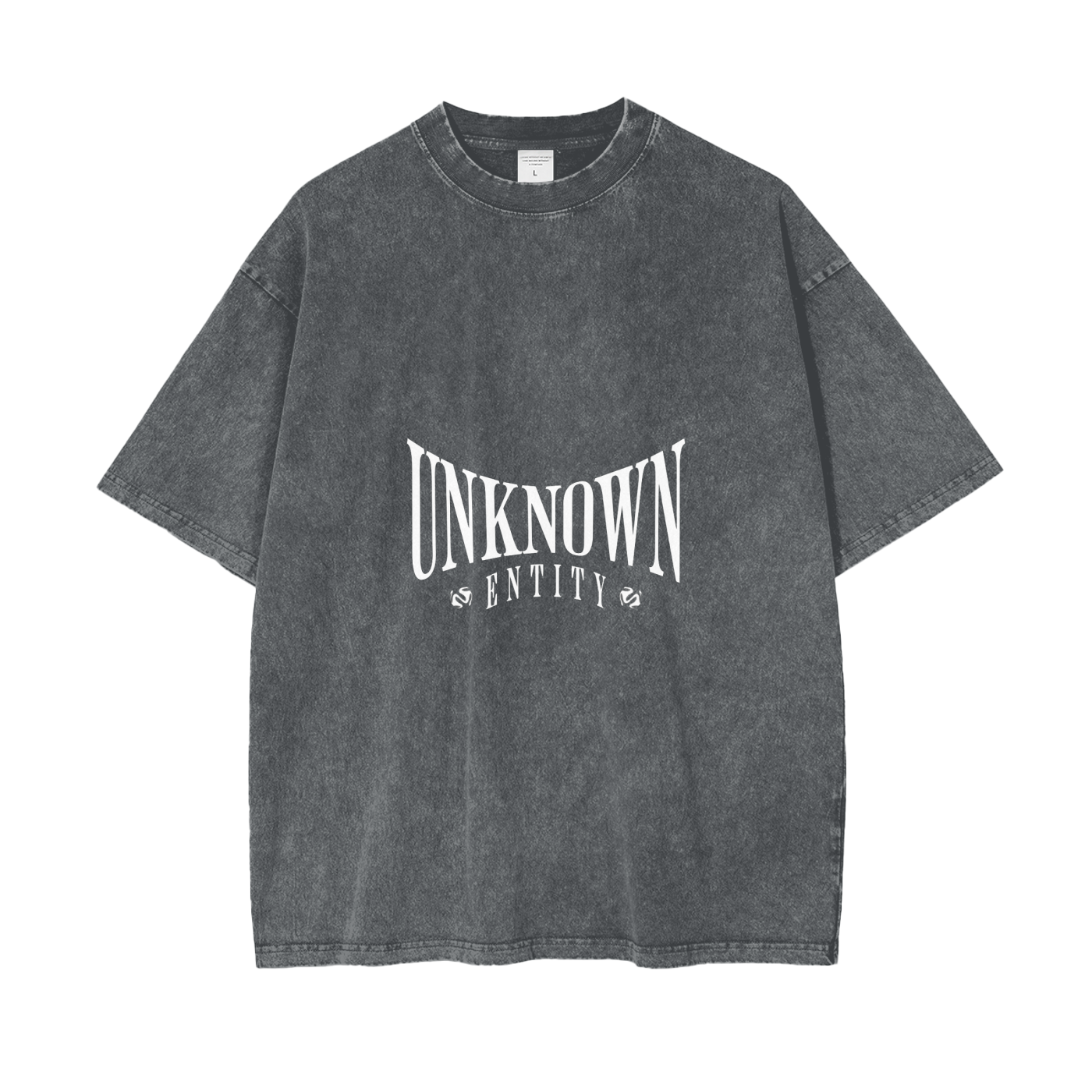 UNKNOWN ENTITY Oversized Snow Washed T-Shirt