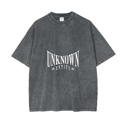 UNKNOWN ENTITY Oversized Snow Washed T-Shirt