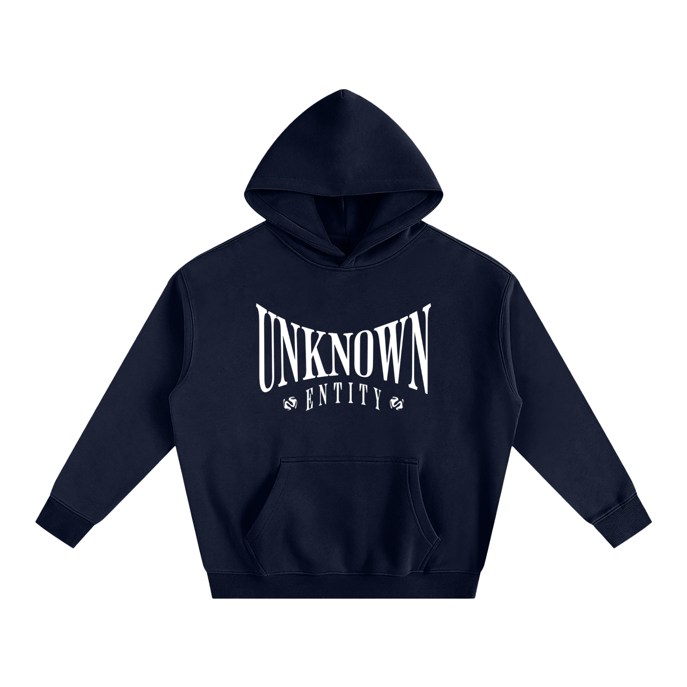 UNKNOWN ENTITY Oversized Fleeced Hoodie