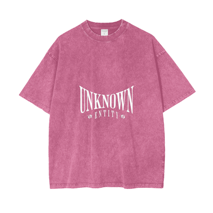 UNKNOWN ENTITY Oversized Snow Washed T-Shirt