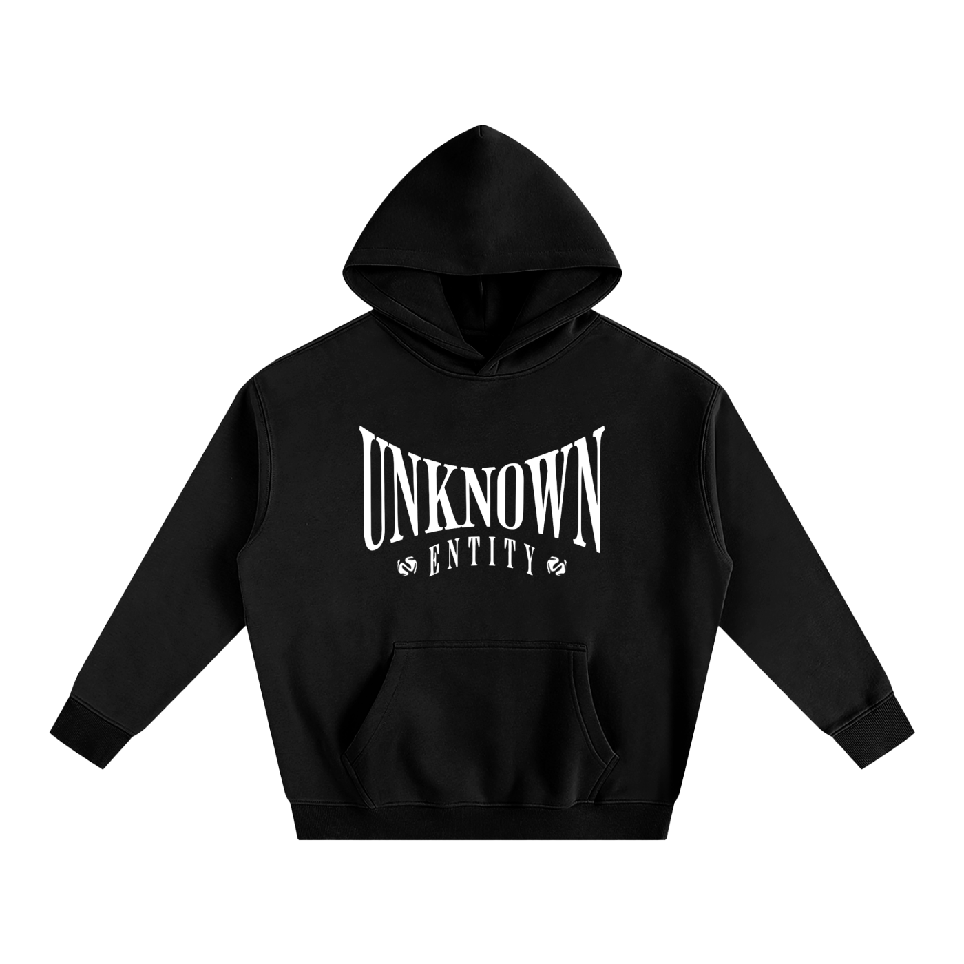 UNKNOWN ENTITY Oversized Fleeced Hoodie
