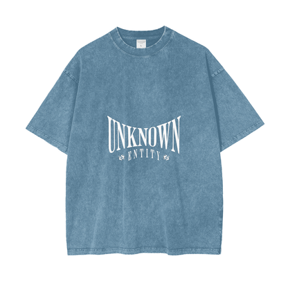 UNKNOWN ENTITY Oversized Snow Washed T-Shirt