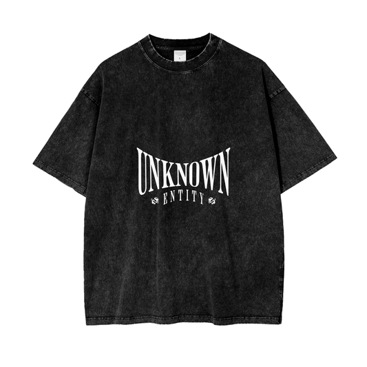 UNKNOWN ENTITY Oversized Snow Washed T-Shirt