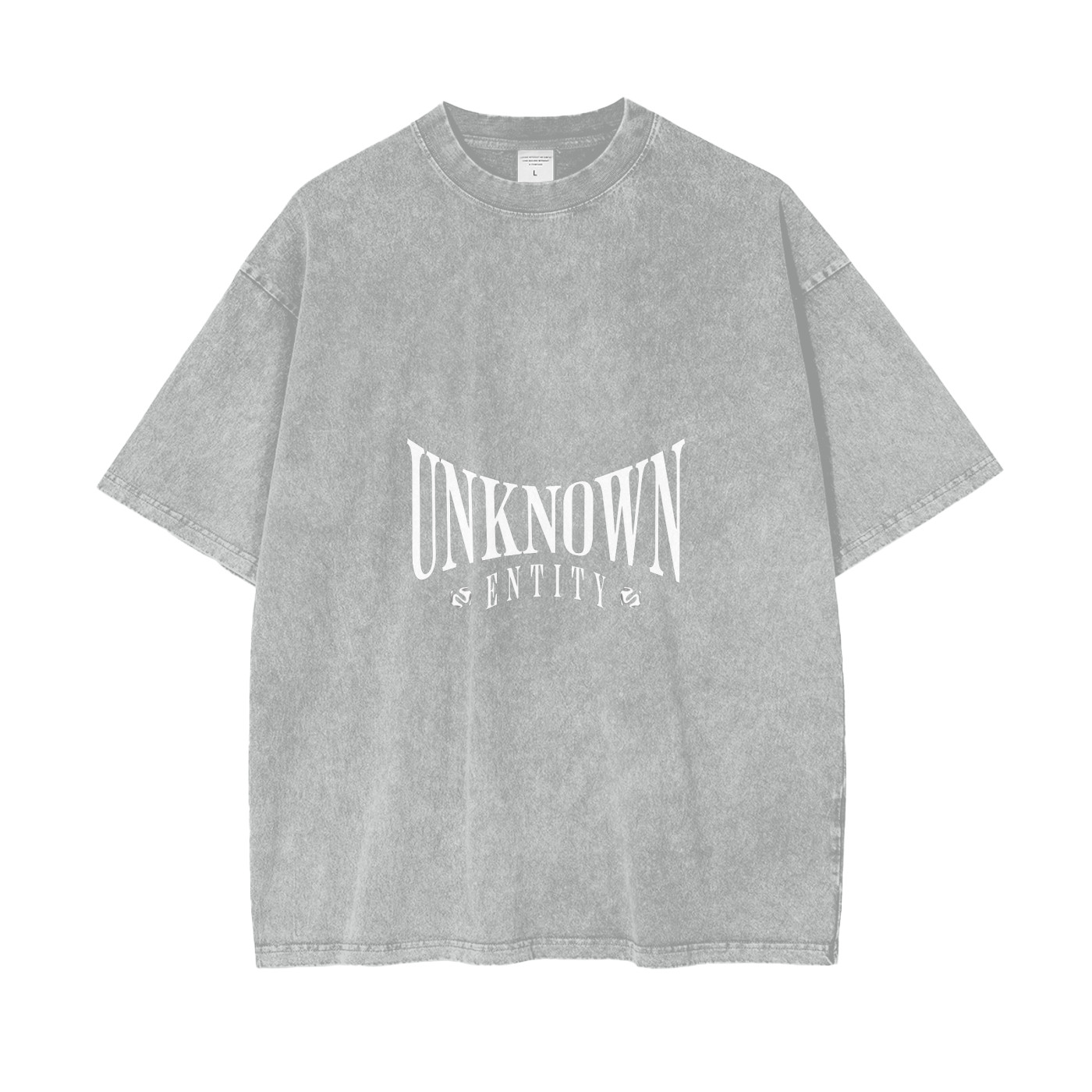 UNKNOWN ENTITY Oversized Snow Washed T-Shirt