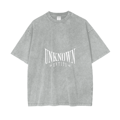 UNKNOWN ENTITY Oversized Snow Washed T-Shirt
