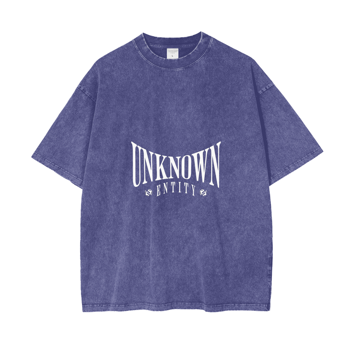 UNKNOWN ENTITY Oversized Snow Washed T-Shirt